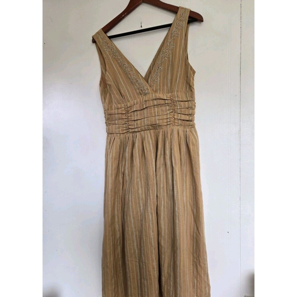 FreeStyle Dress Womens M Brown Renaissance Cottagecore Y2K Boho Babydoll NWT